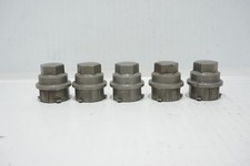 Set Of 5 Oem Gm9594434 Gray Wheel Lug Nut Cover Caps - Genuine Set Of 5 Oem Gm9594434 Gray Wheel Lug Nut Cover Caps - Genuine