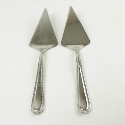 Set Aus 2 Hampton Silversmiths Nobility Edelstahl Tortenheber 11in Silber