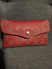 Women's Faux Leather Rivet Fashion Belt Waist Bum Fanny Pack Bag with Belt New