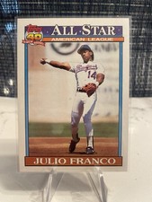 1991 Topps - All-Star Julio Franco #387