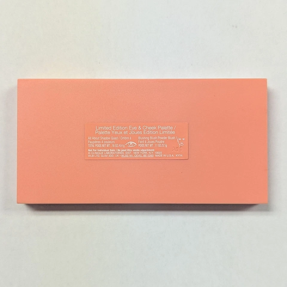 Paleta Clinique All About Shadow Limited Quad & Blush Sunset Glow Foto 3 de 3