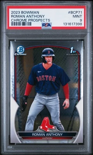 2023 Bowman - Chrome Prospects Roman Anthony #BCP-71 (RC) - PSA 9