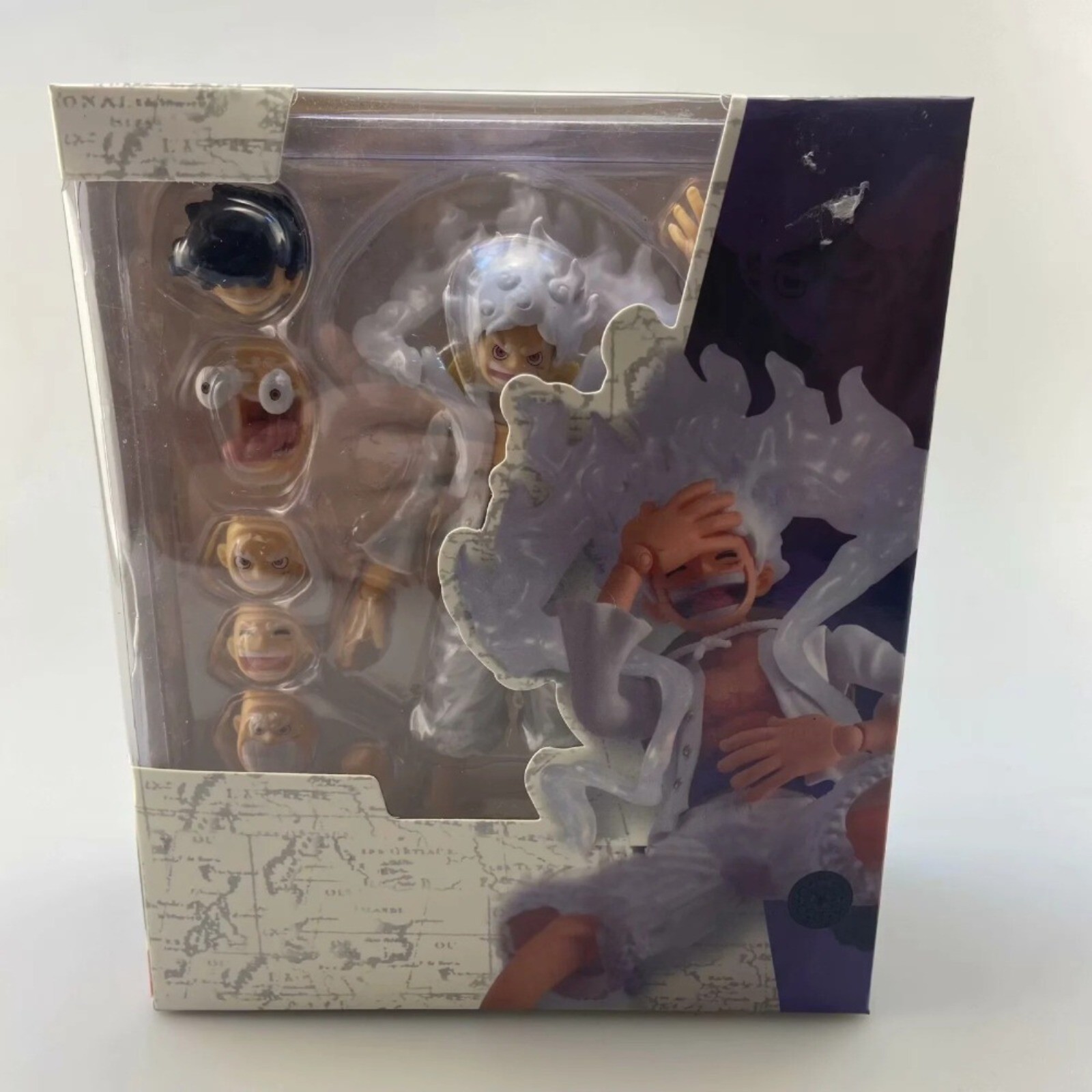 New Monkey D Luffy Gear 5 Action Figure Toy Box Set Gift PVC In Stock