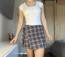 Coquette Plaid Mini Skirt