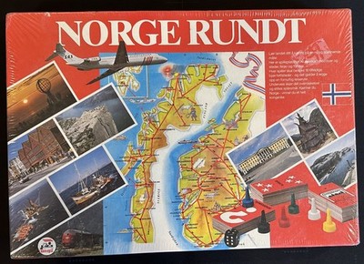 NEW Norge Rundt Board Game in Shrinkwrap made in Denmark