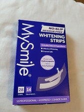MySmile Teeth Whitening Strips 28 Strips, 14 Treatments Brand New Free Shipping