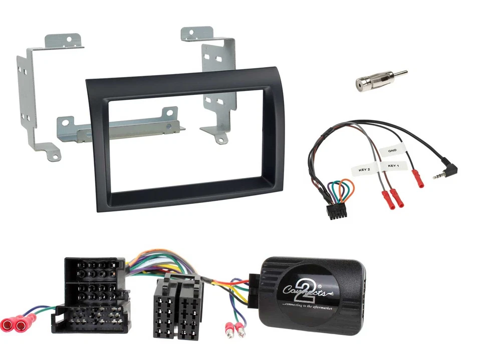 Pioneer DAB Lenkrad 2DIN Bluetooth USB Autoradio für Citroen Peugeot Fiat schwar - Bild 3 von 4