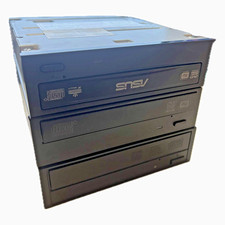 Lot of 3 Internal DVD-RW Drives SATA 5.25" CD DVD Burner ASUS LG HP