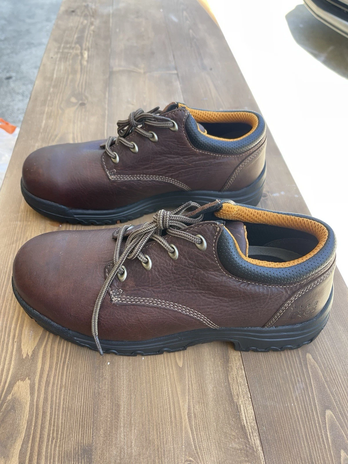 Scarpe da lavoro Oxford Timberland PRO Titan uomo sicurezza in lega punta acciaio NUOVE taglia 10M