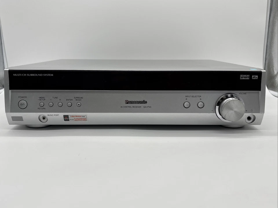 Panasonic SA-HT40 HiFi AV Control Receiver Stereo 5.1 Channel Tested Works READ - Image 2 of 4