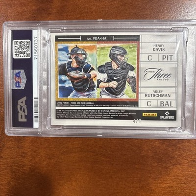 2022 Panini Three and Two - Plus One Autographs Adley Rutschman