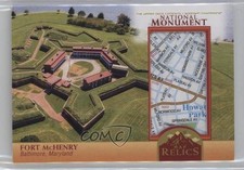 2023 Goodwin Champions National Monuments Map Relics Fort McHenry #MMR-11 0jd0