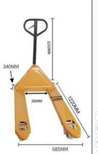 Manual Hand Pallet Jack Warehouse Material Lift Truck 4500lbs with 48"X27" Fork