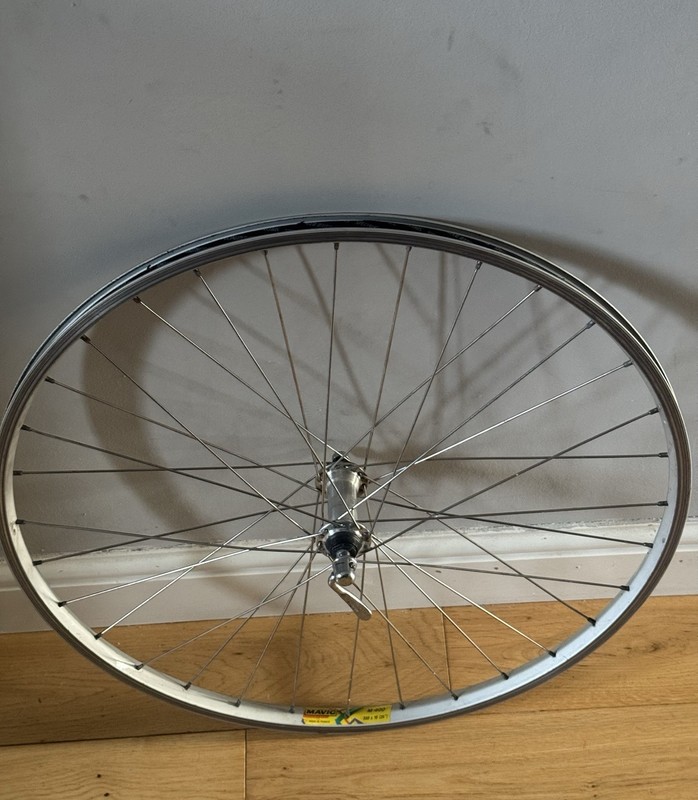 Vintage Retro 26 Front Wheel Mavic M400. With Shimano Hub