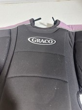 Graco Extend2Fit Replacement Car Seat Cover Padding Pink Gray 2-Piece Set