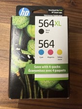 HP 564Xl Black  564 Color Standard Ink Cartridges Expired March 2026