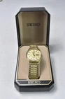 Vintage SEIKO SQ CALENDAR MENS WRIST WATCH 7123-8429-P in ORIGINAL CASE #08048B