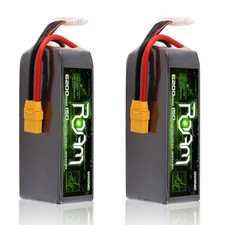 2X Ovonic 29.6V 150C 6200mAh 8S Lipo Batería XT90 para Drones Jet FPV Quad Avión