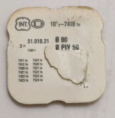 Winding stem Aufzugswelle Tige International Watch 7410 - 7411 - 7412-7420..