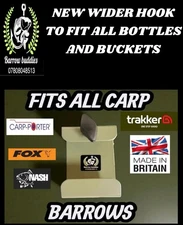 Fits Carpporter,Nash,Fox, etc Fishing Barrow Water Bucket Bottle Hanging Clips