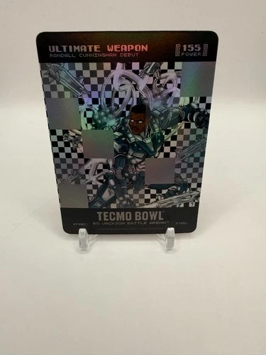 2026 BoBA Tecmo Bowl Ultimate Weapon Big Pixel Steel 155 Power