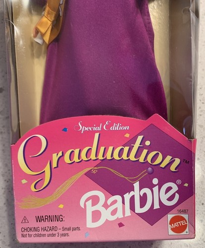 VINTAGE 1997 MATTEL BLONDE KLASSE GRADUIERUNG BARBIE PUPPE #16487 OVP NEU IM KARTON - Bild 4 von 6