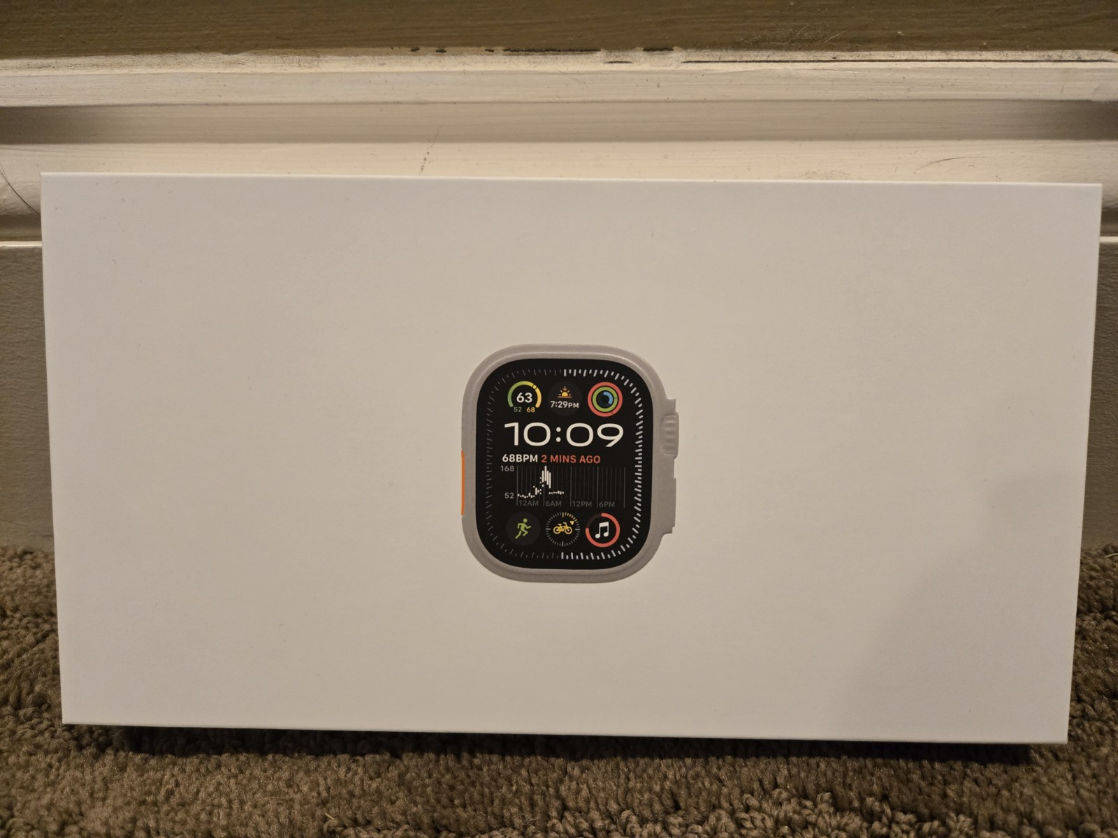 Apple Watch Ultra 2 49mm Titanium Blue Alpine Loop / Empty Box Only-image