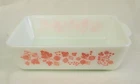 Pyrex Pink Gooseberry #503 1.5 Qt Refrigerator Dish