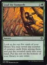 Lead the Stampede IMA 173 Normal English NM - MTG