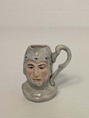 Vintage Artone Knight With Helmet Toby Jug / Mug Merry England 3''