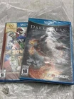 Nintendo Wii U Super Mario 3D World Darksiders Warmastered Video Game Lot Of 2