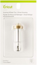 Cricut Scoring Wheel Tip and Drive Housing - Silver/Gold - For Cricut Maker