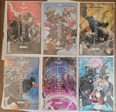Fortnite Zeropoint First edition Set #1-#6 DC Comics Bagged/Boarded