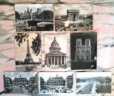 PARIGI ANNI '50 - LOTTO 8 CARTOLINE - Ed. YVON, NEURDEIN, GUY, ESTEL - VIAGGIATE