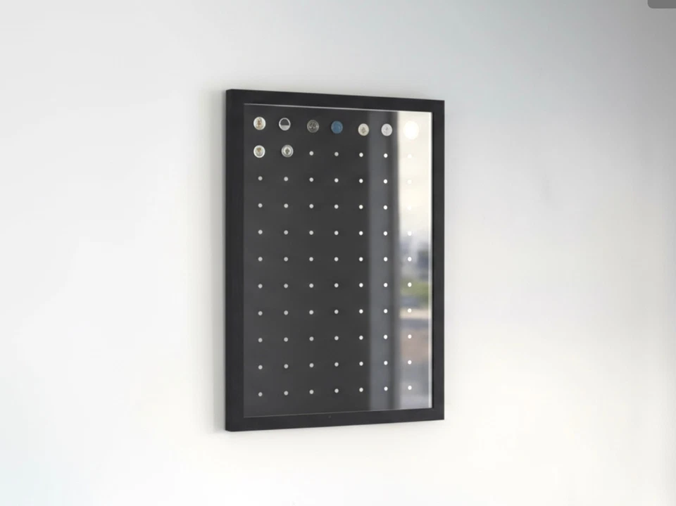 77 Golf Ball Marker Display Frame Magnetic Golf Christmas Gift for Him Her - Image 2 of 4