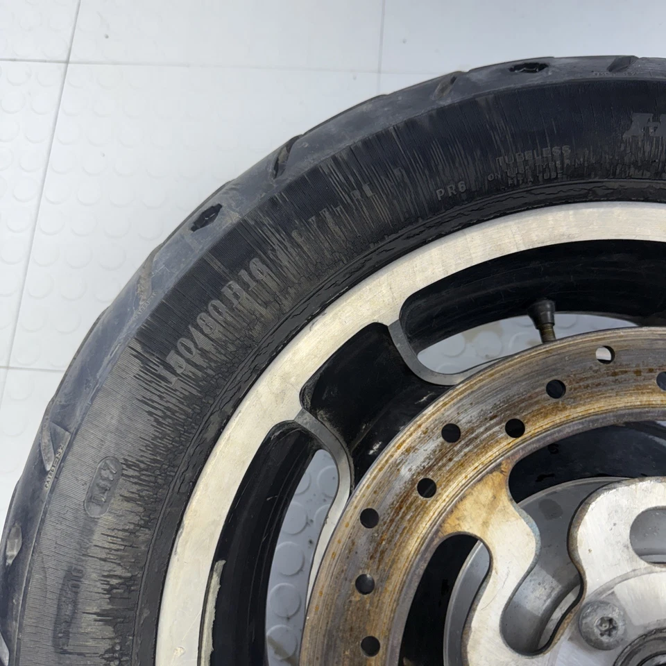 Harley Davidson Touring Road Glide Airstrike 2008 2015 rueda trasera neumático de rotor 16x5 Foto 4 de 4