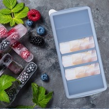  1pc 6 Grids Ice Cube Tray Silicone Ice Cube Mold Ice Cuber Maker Food Storage