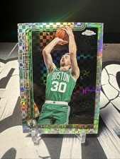 2025 Topps Chrome - SAM HAUSER #14 - X-Fractor Refractor Celtics (D1)