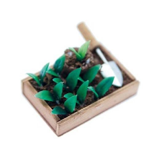 Stafil Miniature Decorations - Seed Tray & Trowel 3396-021