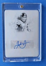 2025 National Treasures Julio Jones Autograph 1/1 Printing Plate Atlanta Falcons