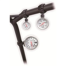 Autometer 2-1-16in Inch Black Roll Pod Gauge Mount For 1 5-8 Inch Roll Cage 4800
