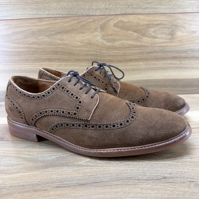 Warfield & Grand Medley Wingtip Mens 10 Suede Oxford Canyon  display picture 2
