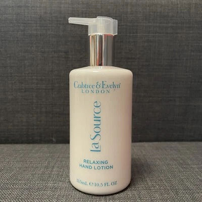 Crabtree & Evelyn La Source Relaxing Hand Lotion 315mL Pump Dispenser Bottle NEW