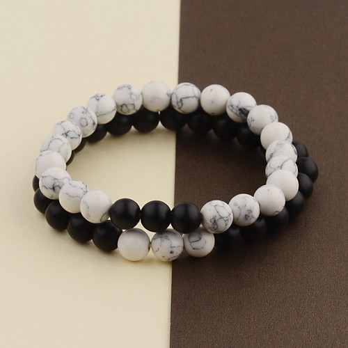 2PCS Distance Bracelets Lovers Friends Gift His Hers Couples Anniversary Gifts - Picture 11 of 20