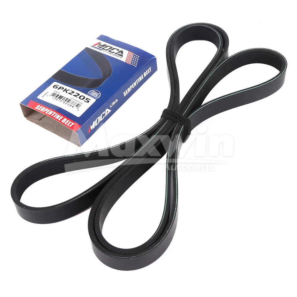 Serpentine Belt Drive Component Kit Fit Dodge Nitro Jeep Liberty Ram 1500 - Image 3 of 4