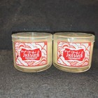 Bath Body Works MINI "TWISTED PEPPERMINT" Lot of (2) Mini Jar Candle 1.3 oz NEW