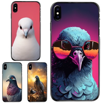 For iPhone XS XR 6 7 8 Plus SE 2nd 3rd cartoon happy Pigeon Anti scratch Cover