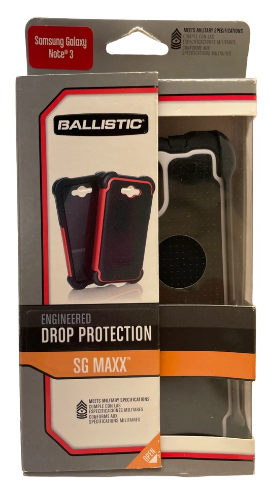 Ballistic SG Maxx Series Case for Samsung Galaxy Note 3, Black/White - Image 2 of 4