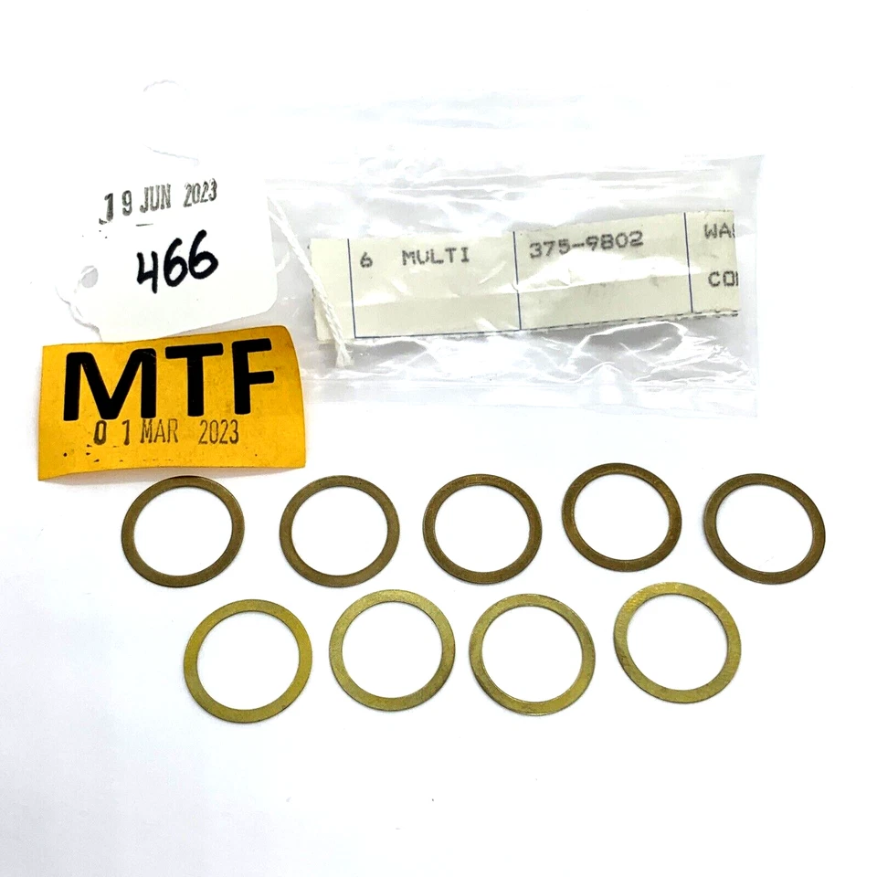 Lote de 9 carretes de pesca Daiwa 50H 300H 400H 600H estuche parcial arandela de metal 375-9802 Foto 3 de 3