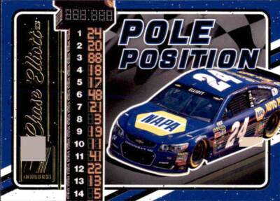 2017 Panini Donruss NASCAR Racing Pole Position #PP4 Chase Elliott
